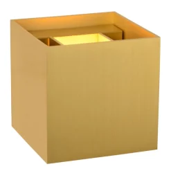 Lucide Wandlamp Xio Goud - G9 - 10x10 cm