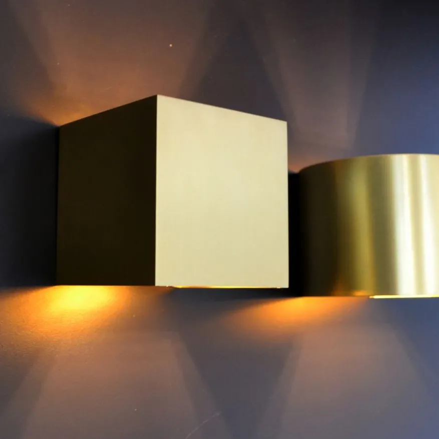 Lucide Wandlamp Xio Goud - G9 - 10x10 cm