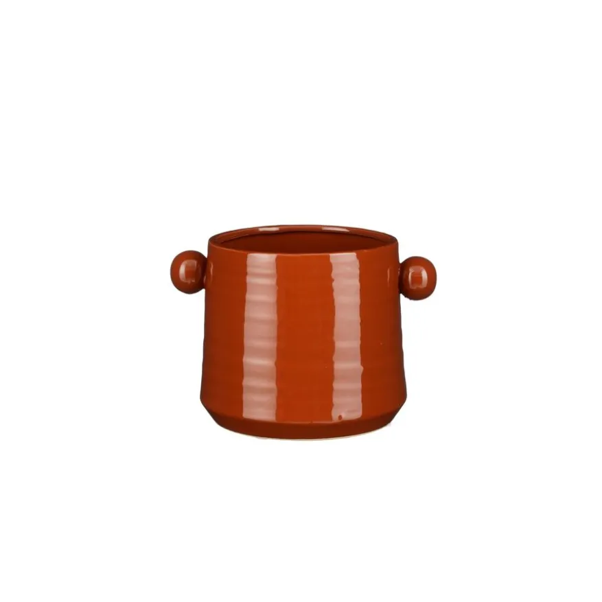 Mica Decorations Bloempot Melle Bruin - 21x16 cm