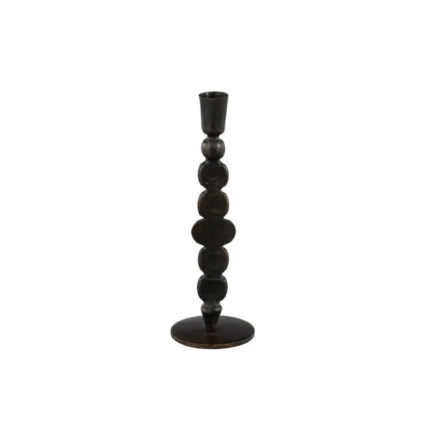 Mica Decorations Kandelaar Grillig Bruin - 26 cm hoog