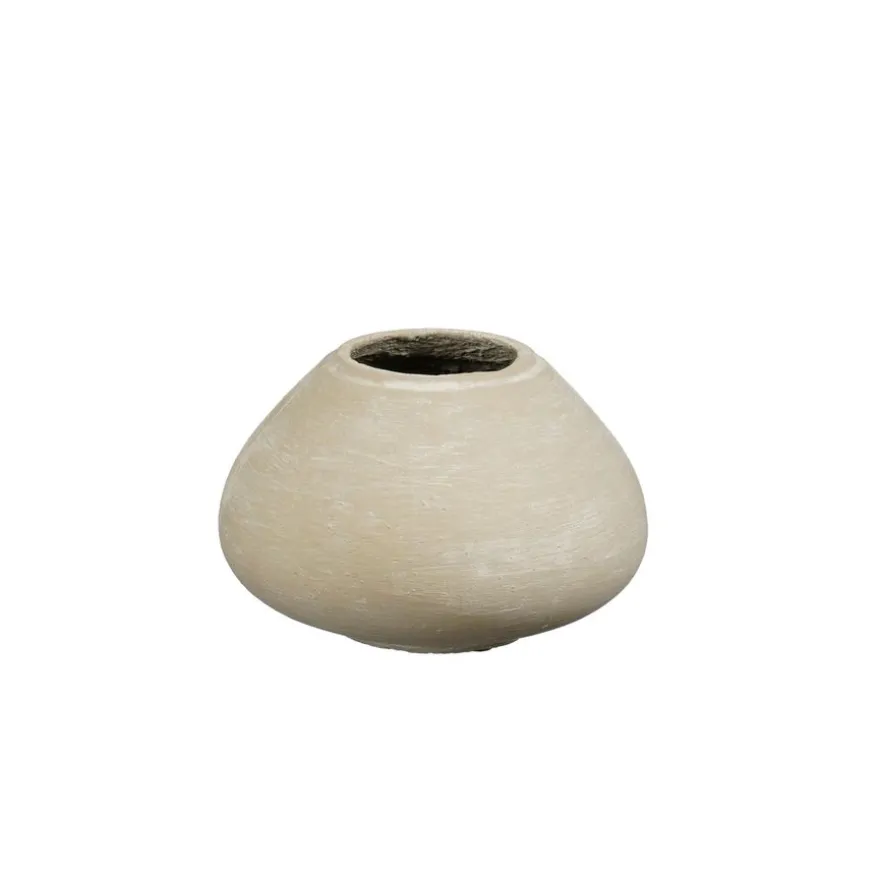 Mica Decorations Vaas Ares Lichtgrijs - Ø 24 cm