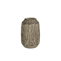 Mica Decorations Vaas Aruna Bruin - 33 cm hoog