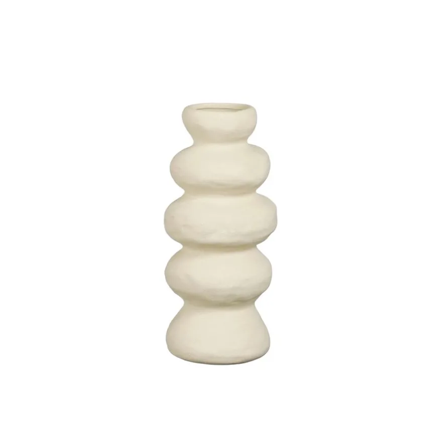 Mica Decorations Vaas Jano Crème - 30 cm hoog