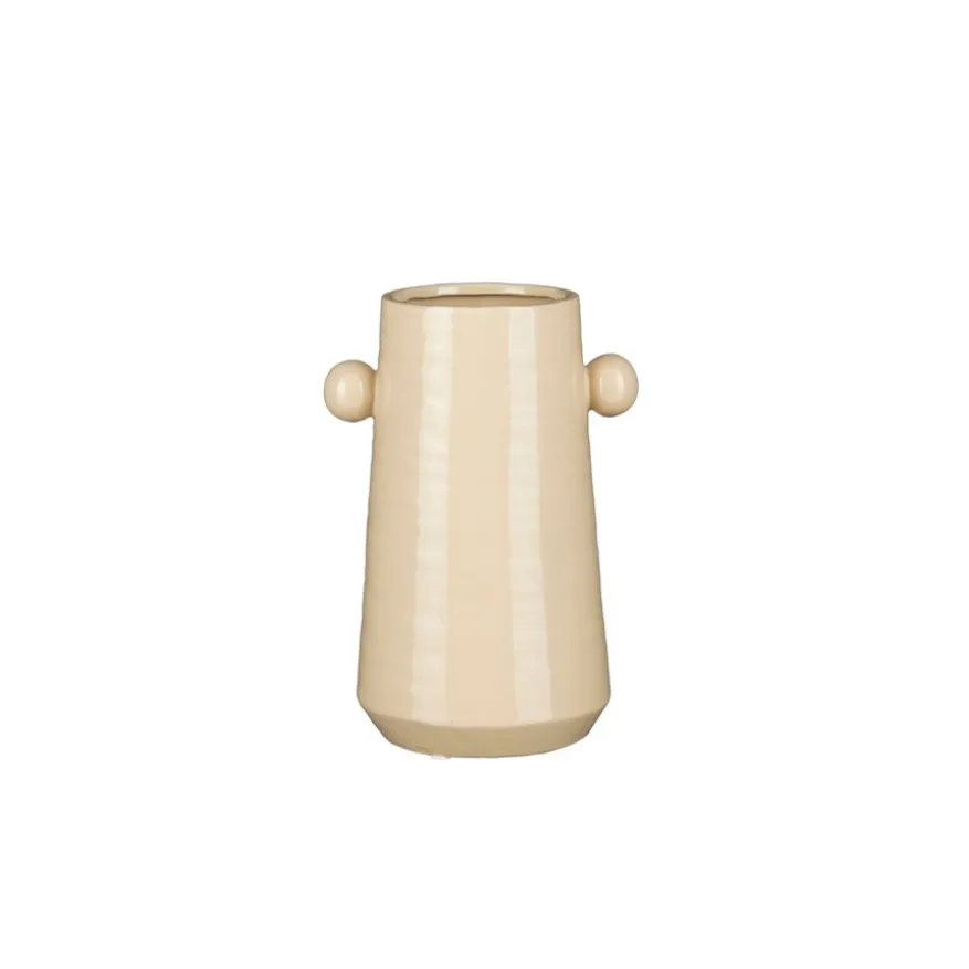 Mica Decorations Vaas Melle Beige - 24 cm hoog