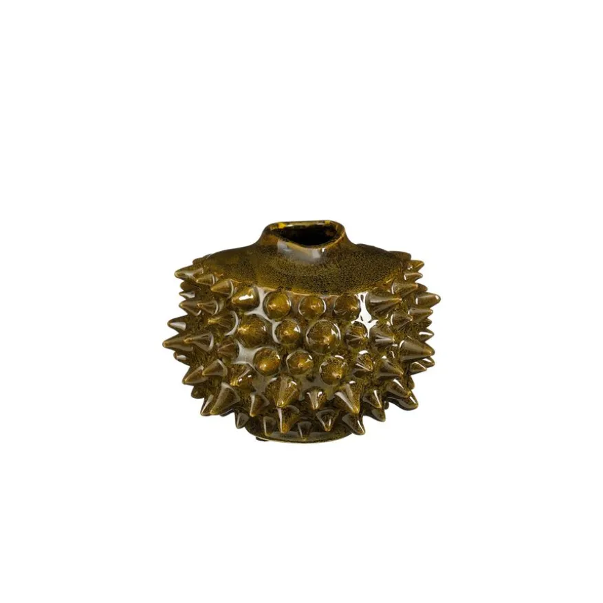 Mica Decorations Vaas Spike Groen - Ø 21 cm