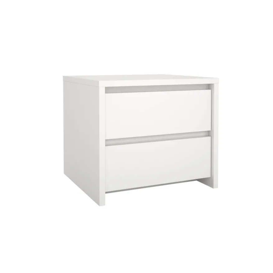 Nachtkastje Atlanta Wit - 52x46x49 cm