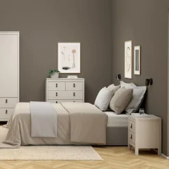Nachtkastje Dallas Taupe - 44x55x39 cm