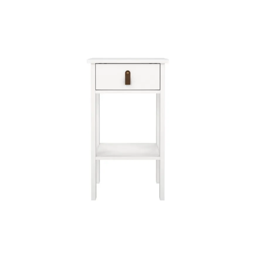 Nachtkastje Dallas Wit - 40x71x35 cm