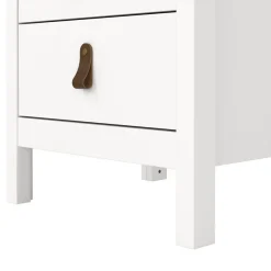 Nachtkastje Dallas Wit - 44x71x39 cm