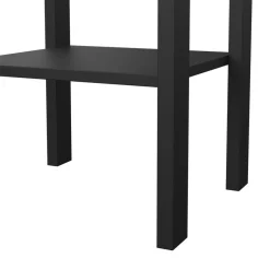 Nachtkastje Dallas Zwart - 40x71x35 cm