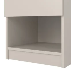 Nachtkastje Luna Taupe / Eiken - 41x50x40 cm