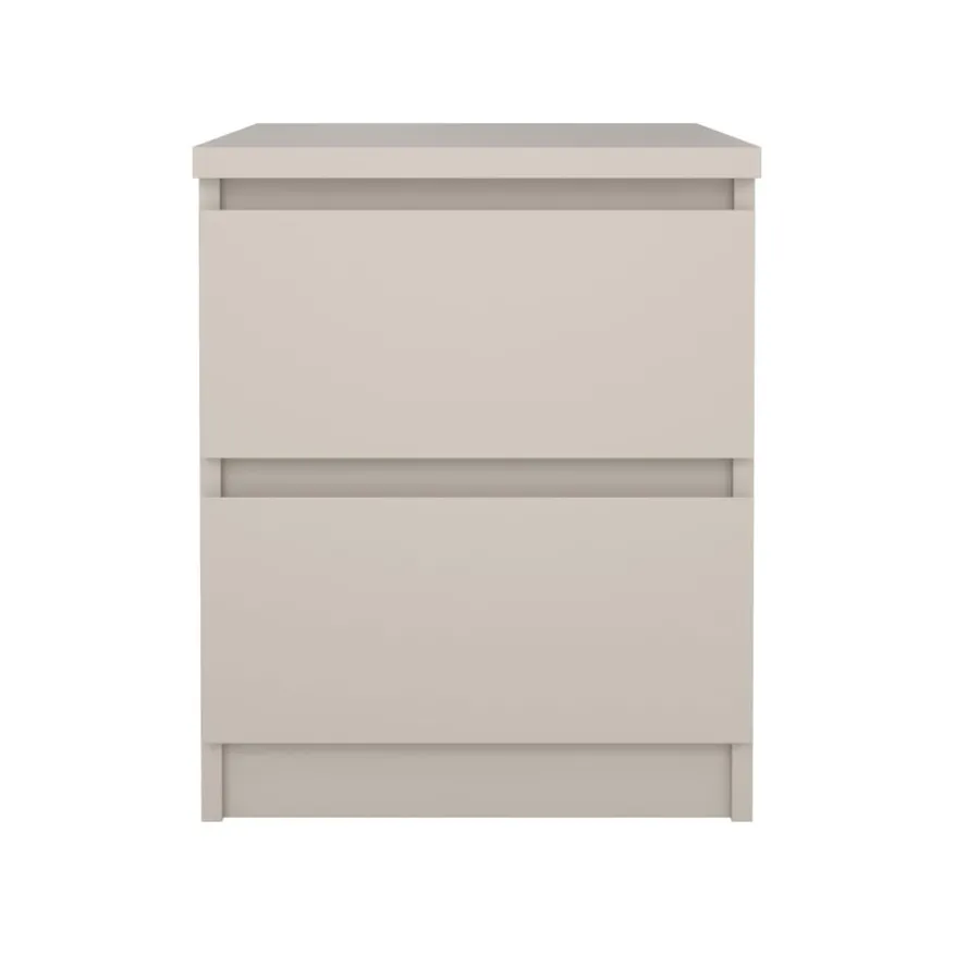 Nachtkastje Luna Taupe - 41x50x50 cm