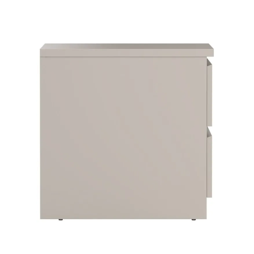 Nachtkastje Luna Taupe - 41x50x50 cm