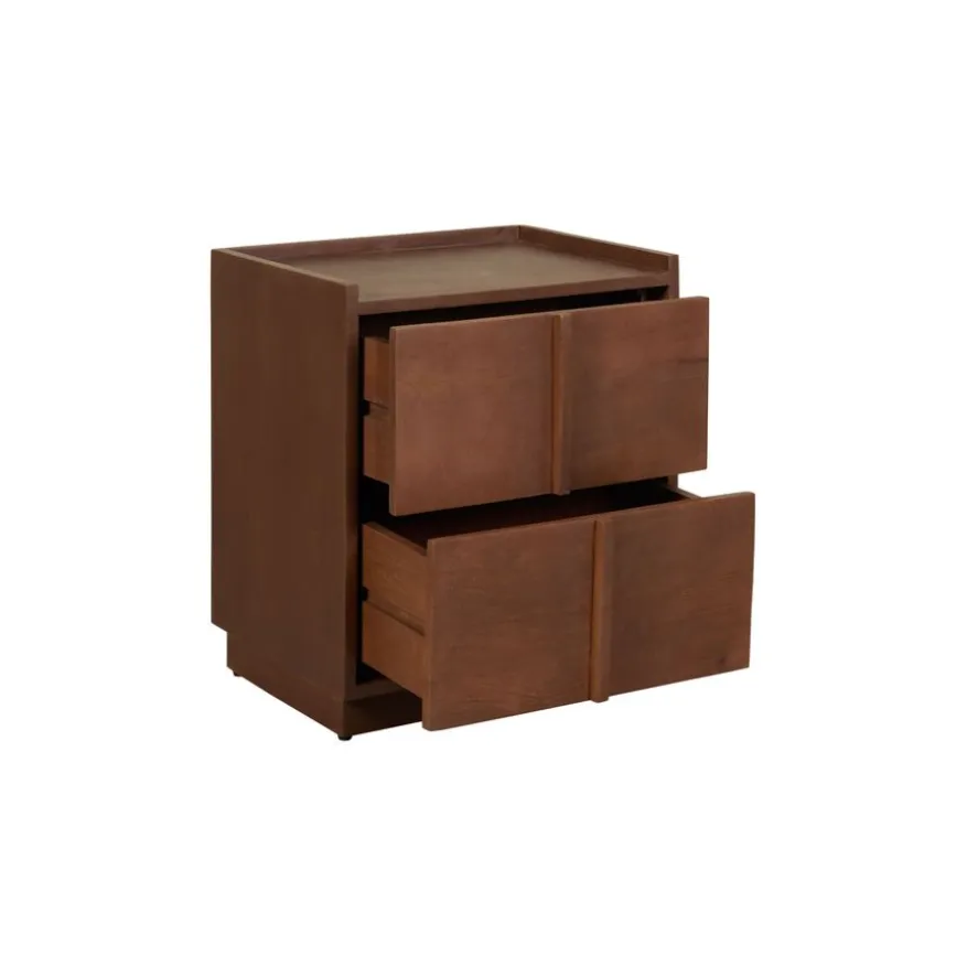 Nachtkastje Moura Bruin - 45x52x33 cm