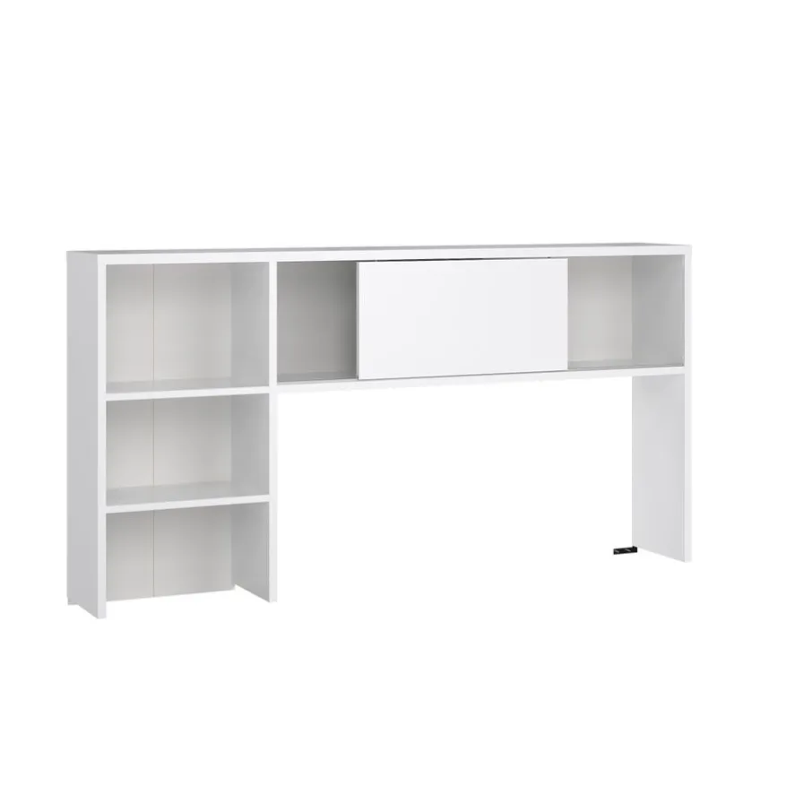 Opzetkast Boston Hoogglans Wit - 149x79x25 cm