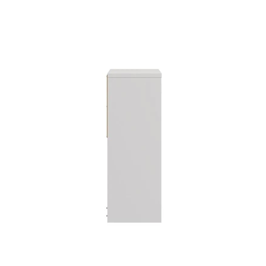 Opzetkast Boston Wit / Eiken - 123x65x24 cm
