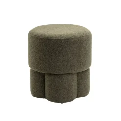 Poef Kevion Groen - Ø 40 cm