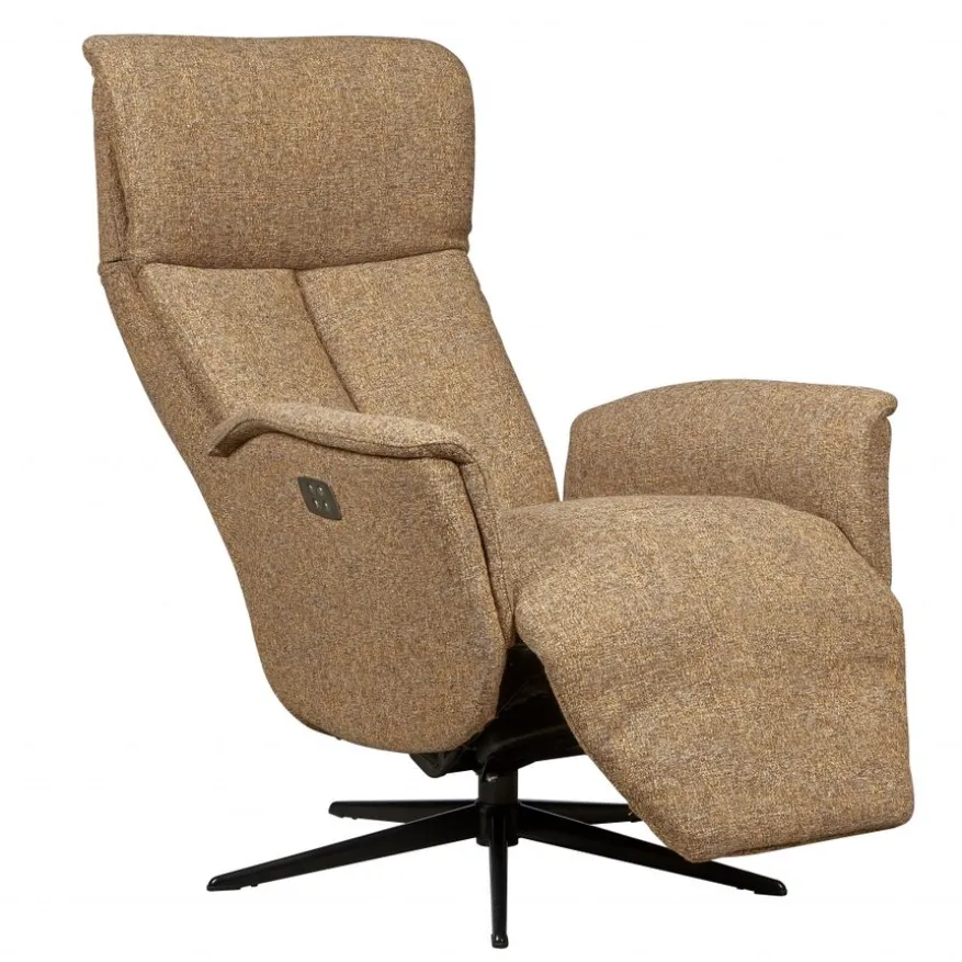 Relaxfauteuil Aalden B Medium Bruin