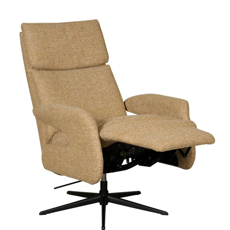 Relaxfauteuil Kortgene Medium Mosterdgeel