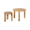 Salontafel Caen Naturel - set 2 stuks
