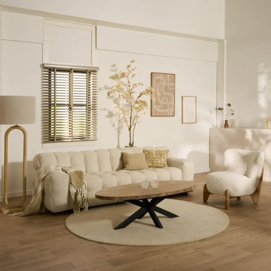Salontafel Culemborg Naturel - 135x67 cm