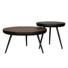 Salontafel Luso Bruin - set 2 stuks