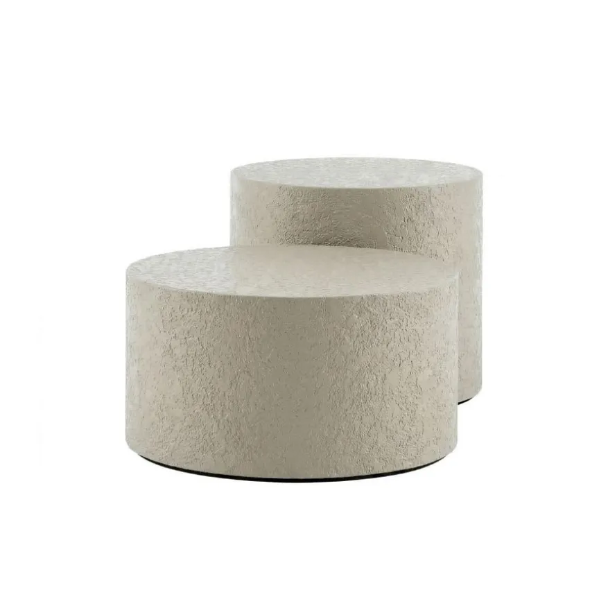 Salontafel Novi Greige - set 2 stuks