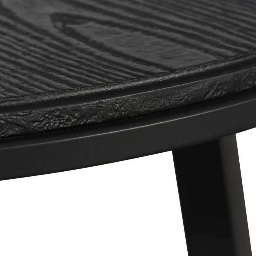 Salontafel Reims Zwart - set 3 stuks
