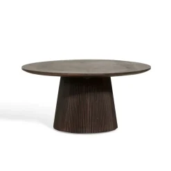 Salontafel Viktor Donkerbruin - Ø 80 cm