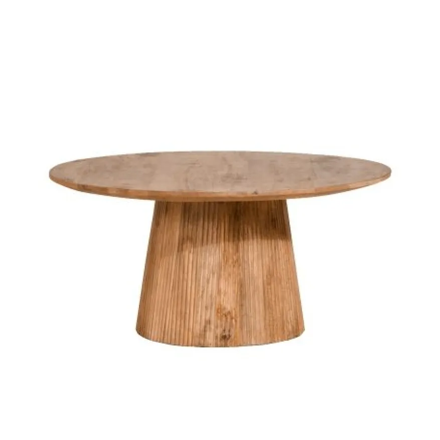 Salontafel Viktor Lichtbruin - Ø 80 cm