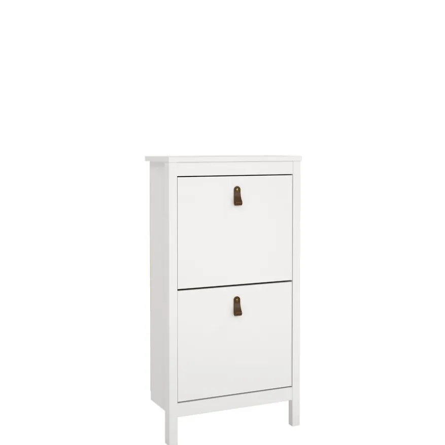 Schoenenkast Dallas Wit - 54x103x25 cm