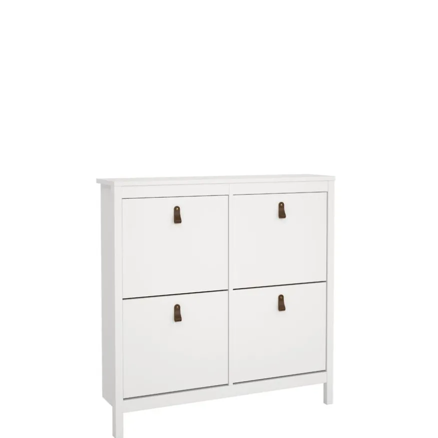Schoenenkast Dallas Wit - 103x103x25 cm
