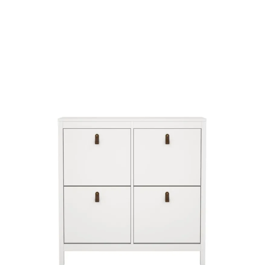 Schoenenkast Dallas Wit - 103x103x25 cm