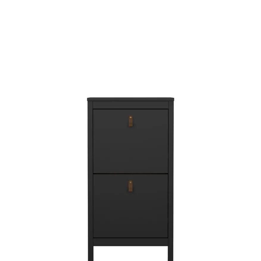 Schoenenkast Dallas Zwart - 54x103x25 cm