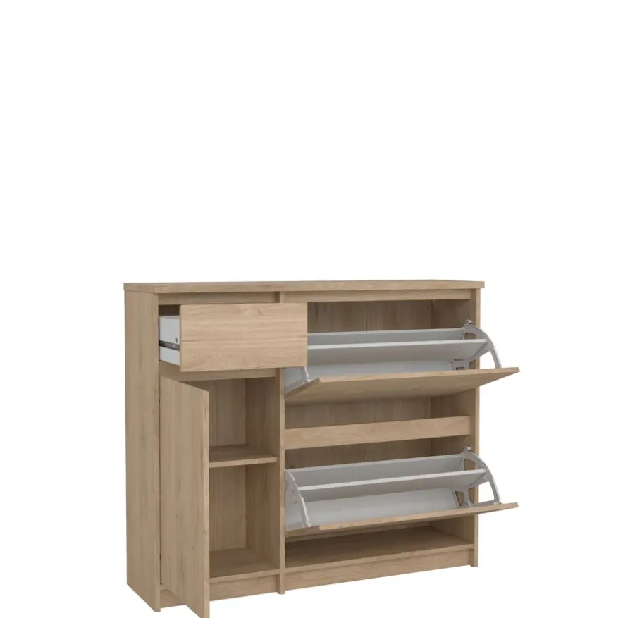 Schoenenkast Luna Eiken - 109x93x32 cm