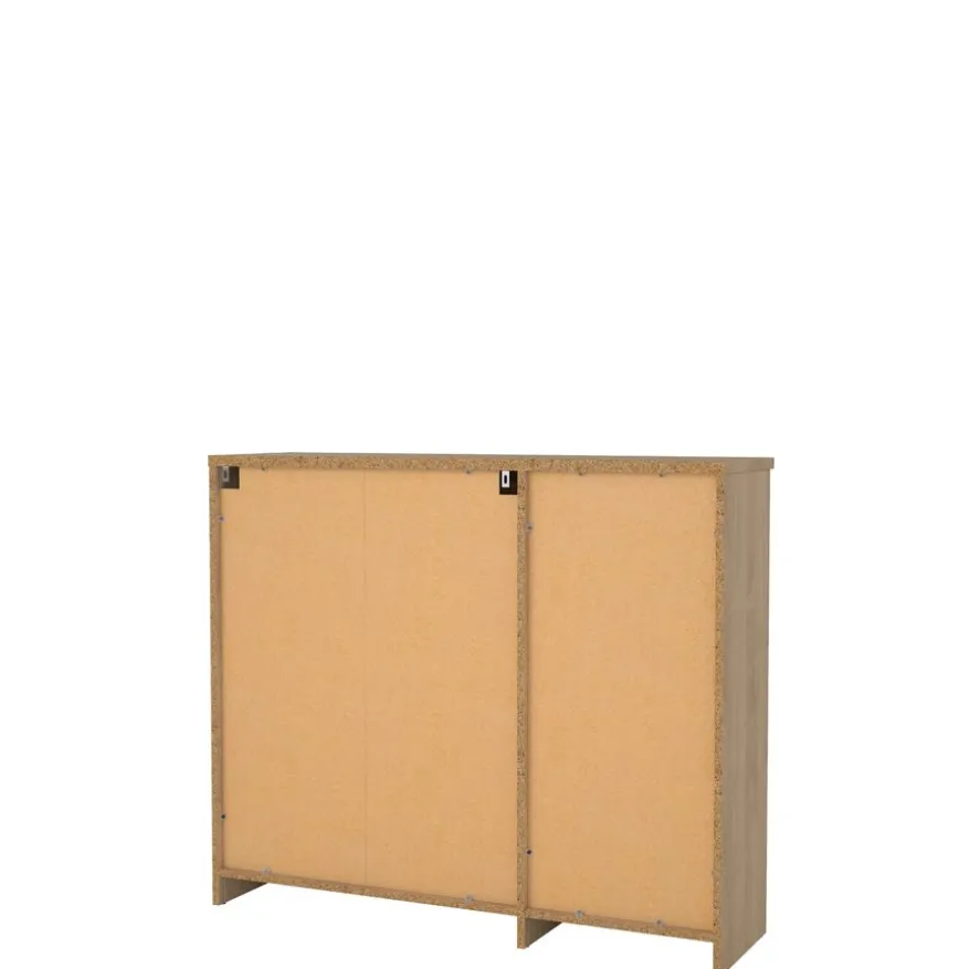 Schoenenkast Luna Eiken - 109x93x32 cm