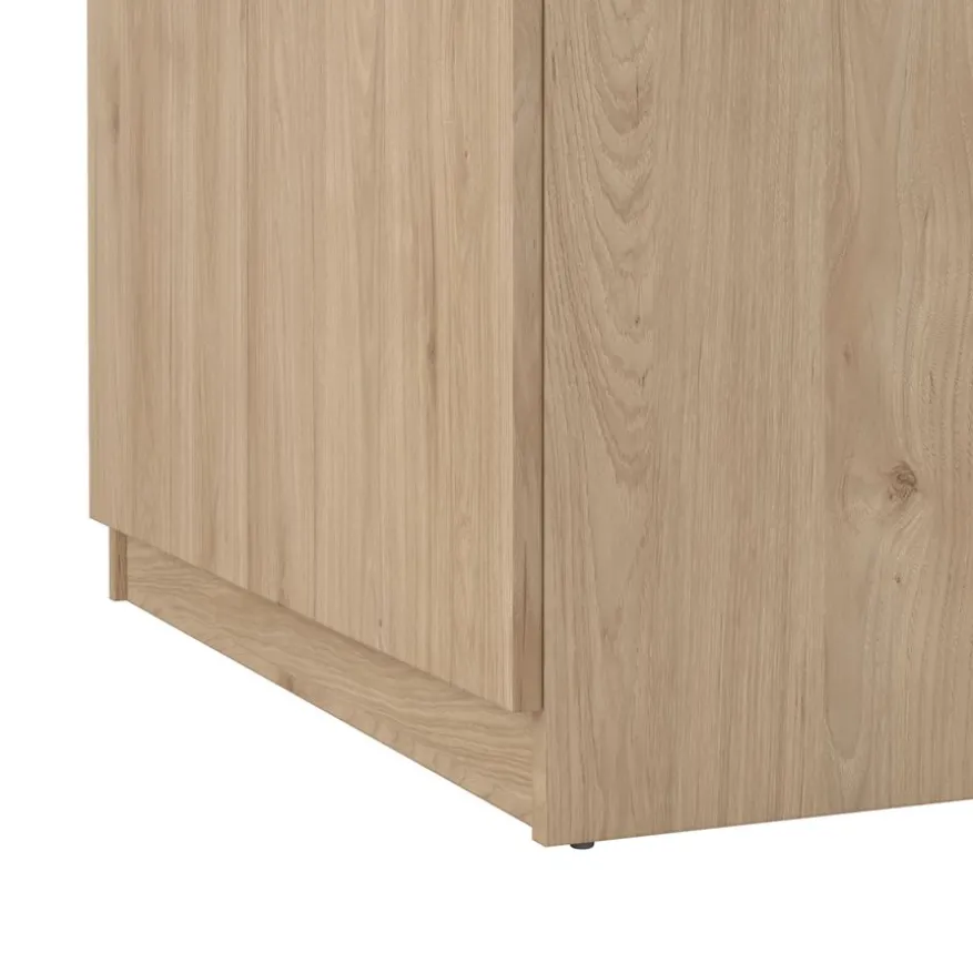 Schoenenkast Luna Eiken - 81x192x40 cm
