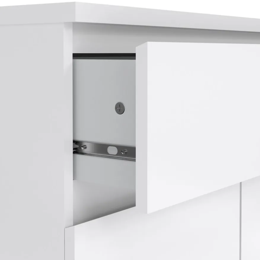 Schoenenkast Luna Hoogglans Wit - 81x101x40 cm