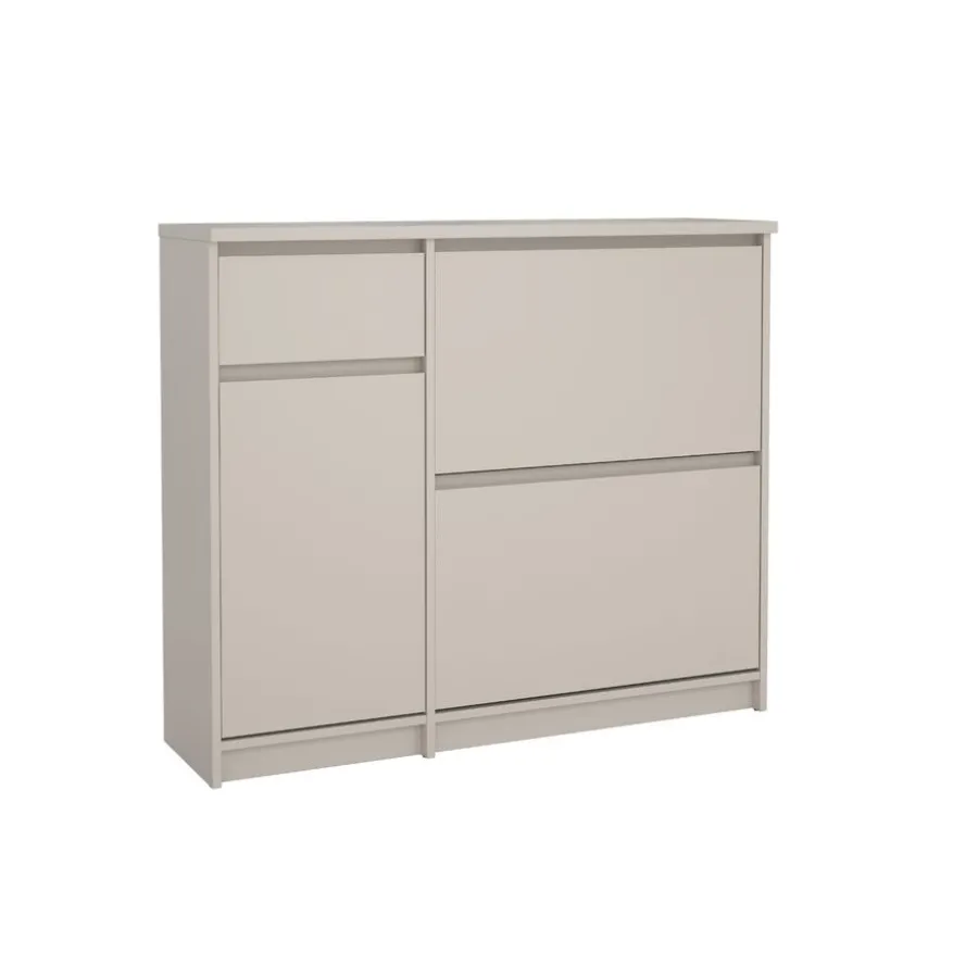 Schoenenkast Luna Taupe - 109x92x32 cm