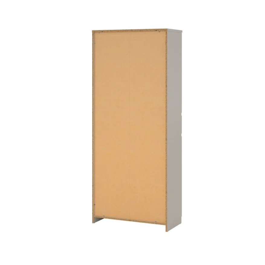 Schoenenkast Luna Taupe - 81x192x40 cm