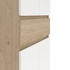 Schoenenkast Luna Wit - 81x192x40 cm