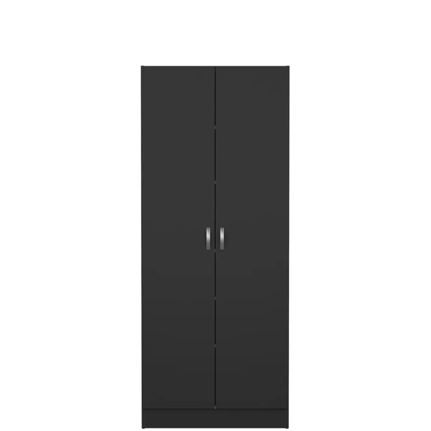 Schoenenkast Miami Zwart - 69x170x35 cm