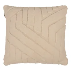 Sierkussen Abstracte Lijnen Beige - 45x45 cm