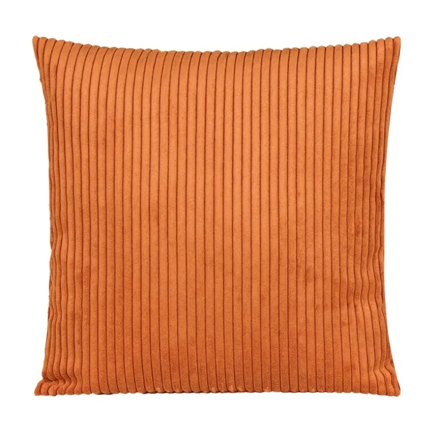 Sierkussen Ribbels Oranje - 45x45 cm
