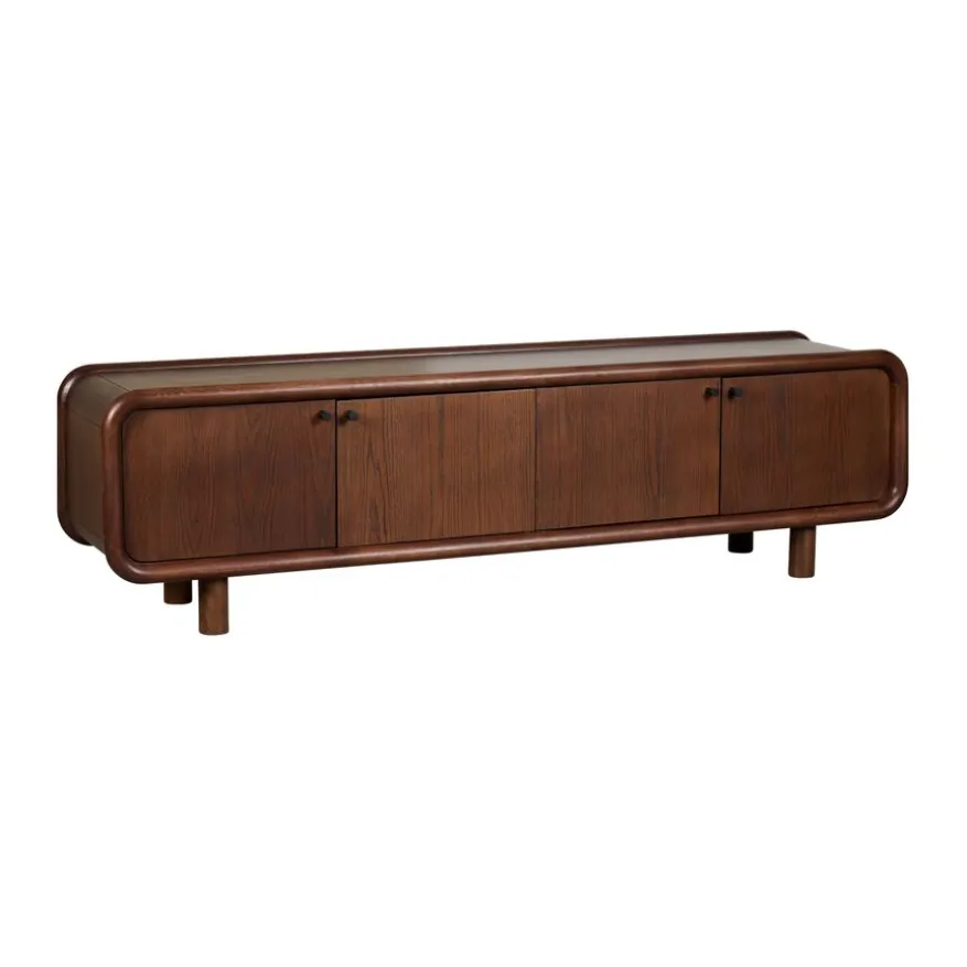 TV-meubel Boogie Donkerbruin - 180x50x43 cm