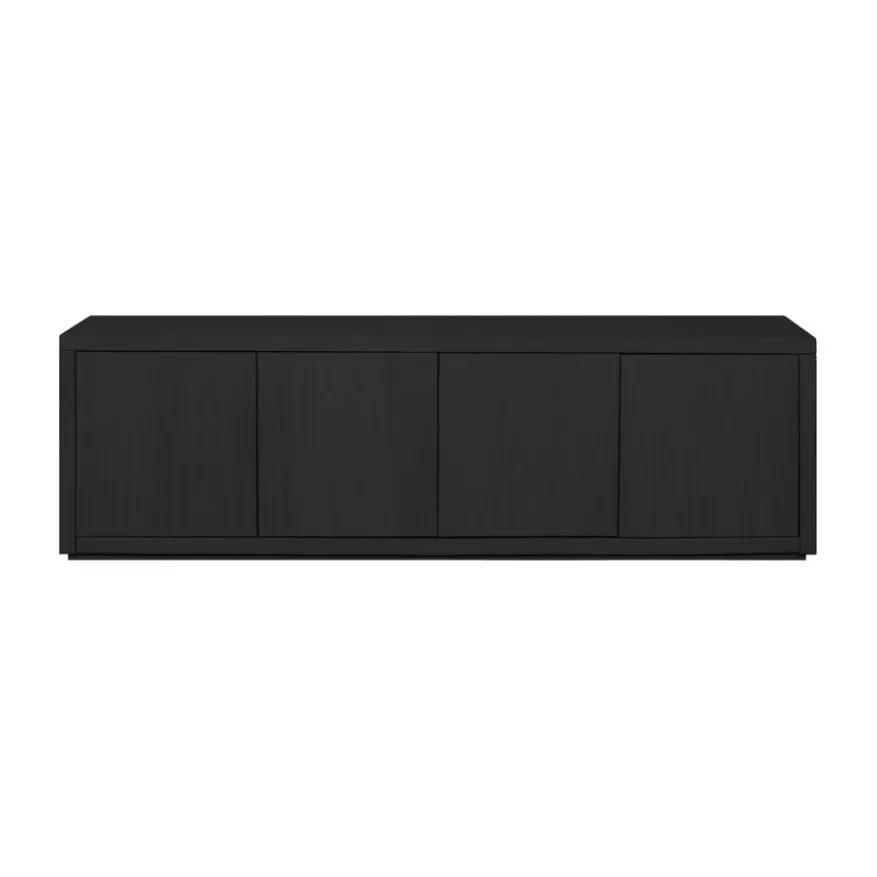 TV-meubel Chester Zwart - 180x55x40 cm
