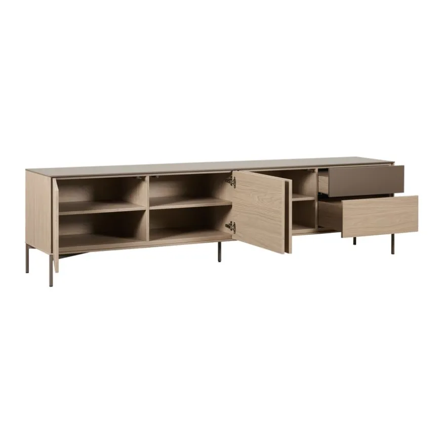 TV-meubel Fado Naturel - 225x59x42 cm