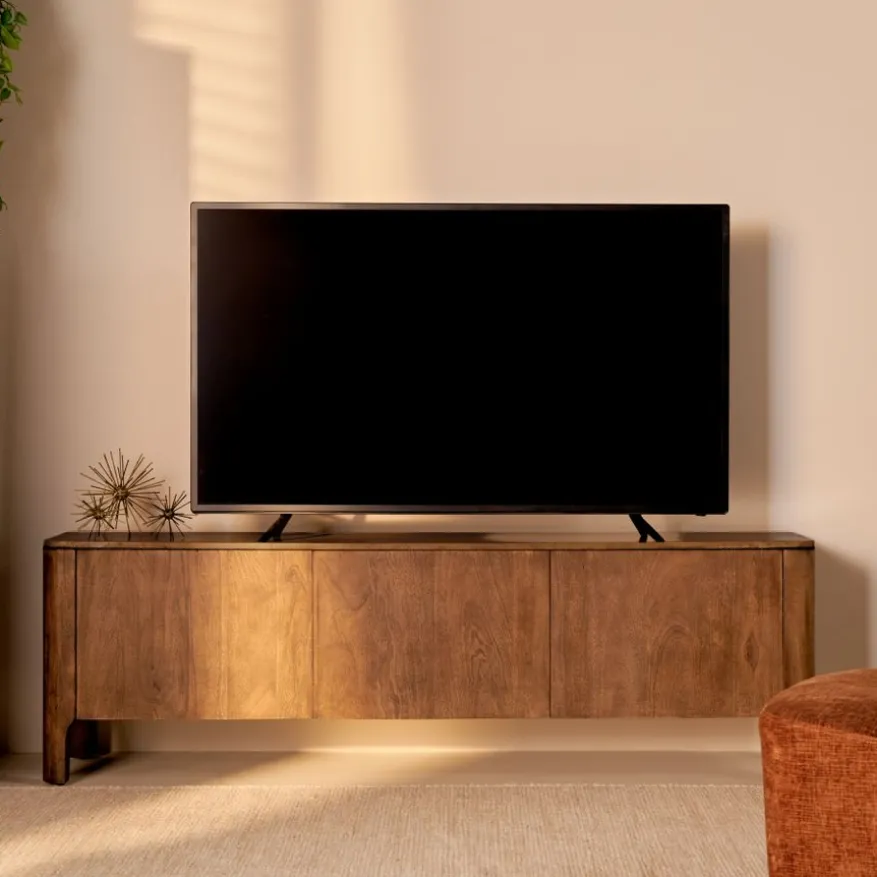 TV-Meubel Liam Kastanjebruin - 175x55x40 cm