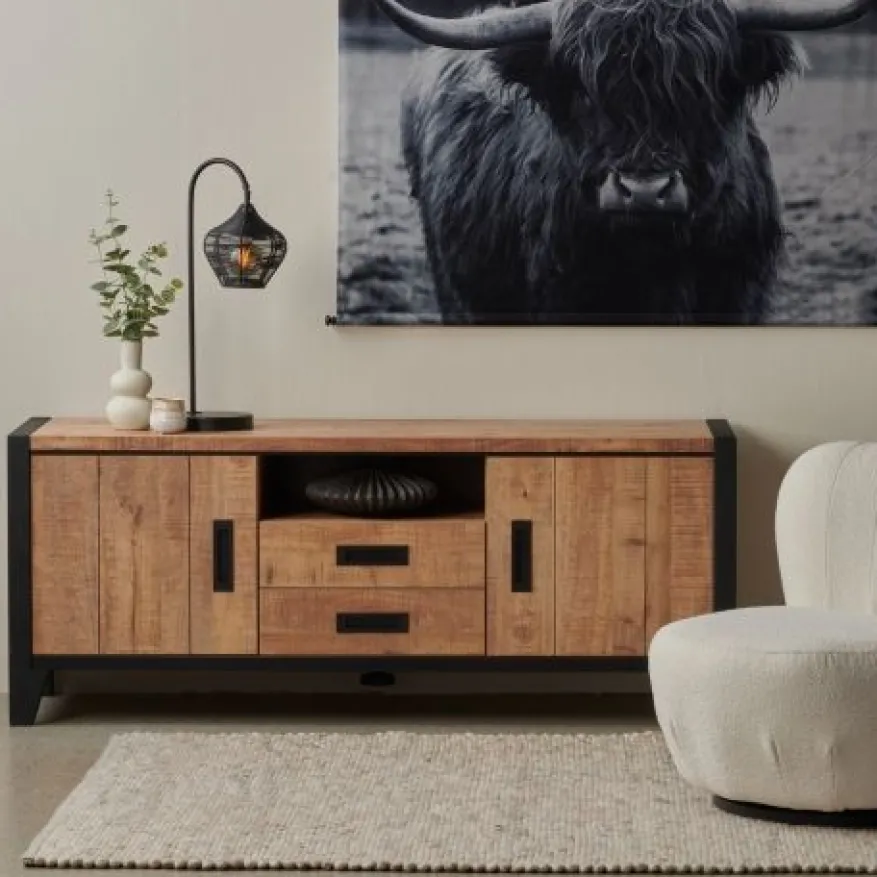 TV-meubel Tilburg Naturel - 161x65x45 cm