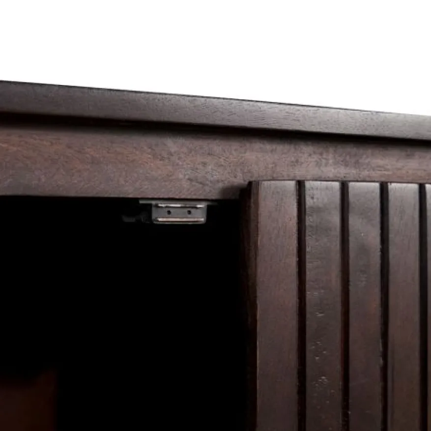 TV-meubel Viktor Donkerbruin - 210x56x43 cm